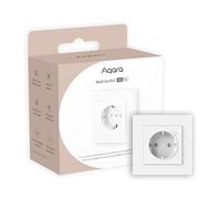 Aqara Enchufe Pared H2 EU, Requiere Zigbee 3.0 HUB,16A, Programación | Matter, Monitoreo Energía y Protección Energía, Modo Temporizador y Control Voz,Compatible HomeKit, Alexa, Google Home, IFTTT