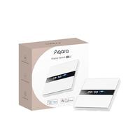Aqara Interruptor con pantalla V1 UE – 2 canales, 4 elementos, con neutro – Apple Home/Alexa/Google