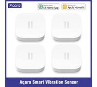 Aqara-Sensor de vibración inteligente Zigbee, Sensor de movimiento y choque, Monitor de alarma de detección, giroscopio incorporado para Xiaomi Mijia Homekit Smarthome 4 Pcs