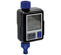 Aqua Control Programador de Riego Electrónico Full-Vision V2, Pantalla Digital, Programación Horarios y Frecuencias, Resistente IPX5, Conexión ¾" Giratoria con Adaptador