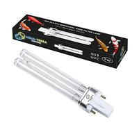 Aqua-Terra Lighting Bombilla de filtro de estanque de 7 W, bombillas UVC ultra violeta para filtros y clarificadores, base de lámpara germicida G23 de 2 pines PLS para reemplazar bombillas UV en