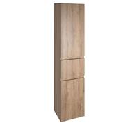 Aqualine Altair - Armario alto con cesta 40x184x31 cm, L, roble emporio AI485L