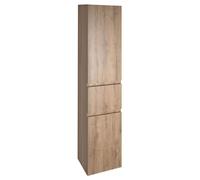 Aqualine Altair - Armario alto con cesta 40x184x31 cm, P, roble emporio AI485R