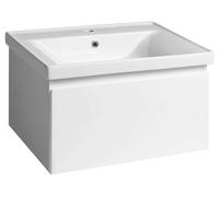 Aqualine Altair - Mueble de lavabo 35x62x45 cm, 1 cajón, blanco AI267