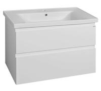Aqualine Altair - Mueble de lavabo, 60x87x45 cm, 2 cajones, blanco AI290