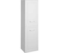 Aqualine, armario alto FAVOLO con cesto para ropa, 40x150x31 cm, blanco mate