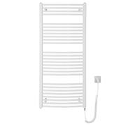 Aqualine - Calefactor eléctrico Orbit-E, 60x132 cm, 600 W, blanco ILEO36T
