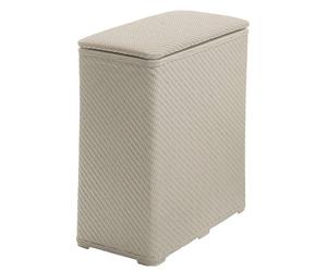Aqualine - Cesto para ropa sucia 50x55x28 cm, beige 203803