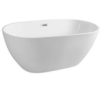 Aqualine DOURO, bañera independiente de 150x82 cm, color blanco