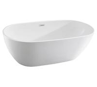 Aqualine DOURO, bañera independiente de 180x82 cm, color blanco