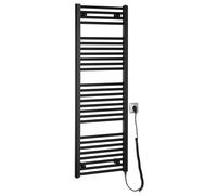 Aqualine - Elemento calefactor 45x132 cm, 400 W, negro mate ILE34TB