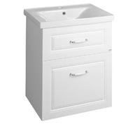 Aqualine FAVOLO, mueble bajo para lavabo, 57 x 72,5 x 44,6 cm, blanco mate