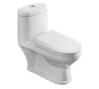 Aqualine - Inodoro infantil, desagüe vario, blanco PT520