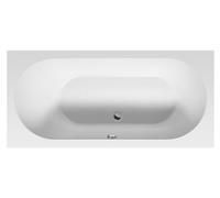 Aqualine JIZERA, bañera rectangular de 170x80x39 cm, color blanco