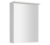 Aqualine KAWA - Armario con espejo e iluminación LED, 50x70x22 cm, blanco WGL50S