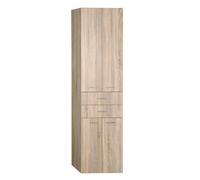 Aqualine Keramia Fresh - Armario alto ZOJA con cajones, 50x184x29 cm, roble 51296