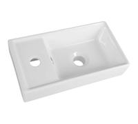 Aqualine - Lavabo para mueble 40x22 cm, blanco DD4022