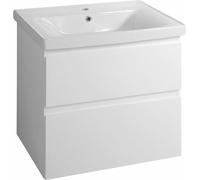 Aqualine, mueble bajo para lavabo ALTAIR, 67x60x45 cm, color blanco