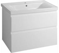 Aqualine, mueble bajo para lavabo ALTAIR, 77,5 x 60 x 45 cm, blanco