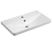 Aqualine SEN, lavabo para muebles, de resina mineral, 61x35 cm, blanco