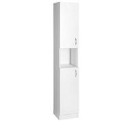 Aqualine Simplex Eco - Armario 30x180x30 cm, blanco mate SIME320