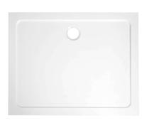 Aqualine Tecmi - Plato de ducha de 90x80 cm, blanco PQ9080