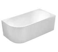 Aqualine Tibera - Bañera 170x80 cm, variante derecha, blanco E1015G