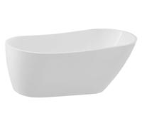 Aqualine TISA: Bañera independiente, 150x75 cm, color blanco