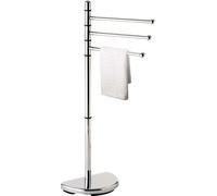 Aqualine - Toallero con soporte, cromo HI31