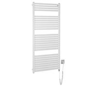 Aqualine - Toallero eléctrico Tondi-E 60x133 cm, 600 W, blanco DE480T