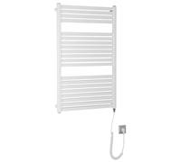 Aqualine - Toallero eléctrico Tondi-E 60x97 cm, 400 W, blanco DE460T