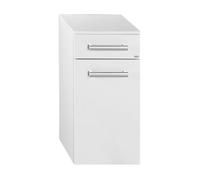 Aqualine Vega - Armario con cesta, 40x78x31 cm, blanco VG078