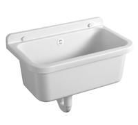 Aqualine - Vertedero suspendido 55x34 cm,, plástico/blanco PI5055