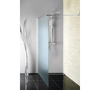 Aqualine Walk-In - Mampara de ducha 100x190 cm, cristal BRICK WI100