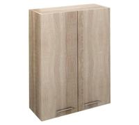 Aqualine ZOJA/KERAMIA, armario superior, 50x76x23 cm, roble plateado