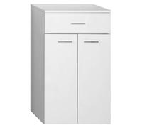 Aqualine ZOJA/KERAMIA FRESH, mueble bajo lavabo con cajón, 50x78x29 cm, blanco