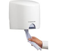 Aquarius Dispensador de paños en Rollo Central 7017, Blanco
