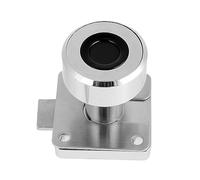 aqxreight Cerradura Inteligente con Huella Digital, Candado de Seguridad sin Llave con Respaldo de Energía USB, Memoria de 20 Huellas Dactilares, Aleación de Zinc para Gabinete, Cajón, Casillero,