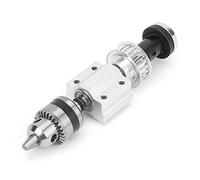 aqxreight Conjunto de Husillo sin Alimentación, Portabrocas B12, Eje M10 de 0.005mm para Taladro de Banco, Sierra de Mesa, Muela Abrasiva