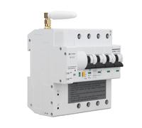 aqxreight Disyuntor WiFi Smart 4P para APP Interruptor de Control Remoto con Antena y Cable AC400V 63A AC400V Voltaje Nominal de y Circuito Inteligente de 4 Disyuntores con The Classified Smart