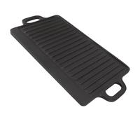 aqxreight Placa de Parrilla de Doble Cara, Plancha Reversible de Hierro Fundido para Estufas de Gas e Inducción, Distribución Uniforme del Calor para Asar a la Parrilla, Acampar Al Aire Libre y Uso