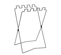 aqxreight Soporte Portátil para Bolsa Tr, Estante de Basura Plegable de Acero Inoxidable, Estante para Bolsa Tr para Cámara Al Aire Barbacoa, Picnic, Negro, Varios Estantes