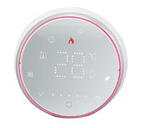 aqxreight Termostato Inteligente Pantalla LED Programable por 1 Semana Termostato Digital Redondo Empotrado AC95?240V para de Calentamiento de Agua Pantalla Negra Oferta de Ahorro Ojo La Interfaz