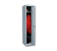 Ar storage Taquilla metálica de 1 puerta con llave gris 30x180x50 cm