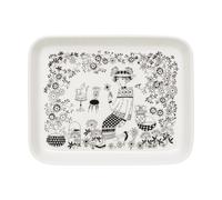 Arabia Plato Emilia 15x19 cm Negro-blanco