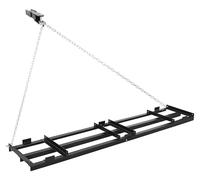 Arado nivelador, 243x50 cm, nivelador para caminos de entrada de arrastre con ancho ajustable y capacidad de carga de 22,7 kg, rastrillo nivelador para césped de alta resistencia, arado de acero galva