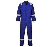Araflame Silver Coverall Color: Royal Talla: 44