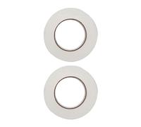 Aramox 2 Uds Cinta Adhesiva de Doble Cara PE Cinta Adhesiva 15mm X 50m para Placas de Identificación Marcos de Fotos Fijación de Adornos de Muebles Uso Interior y Exterior