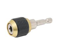 Aramox Adaptador de de Taladro Eléctrico Portabrocas de Broca de Carburo Convertidor de Rápido de Vástago Hexagonal de 1 4 Pulgadas con Liberación de Prensa Agarre Redondo Autobloqueante para (60mm)