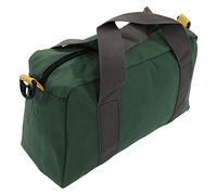 Aramox Bolsa de Herramientas de Lona, Bolsa de Almacenamiento de Herramientas de Boca Ancha de 12 Pulgadas, Material de Lona, cremallera Grande, Interior Espacioso, Bolsillos Finales de Acceso